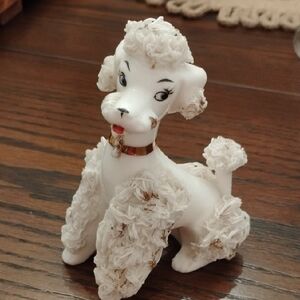 Vintage Lefton Japan Spaghetti POODLE figurine